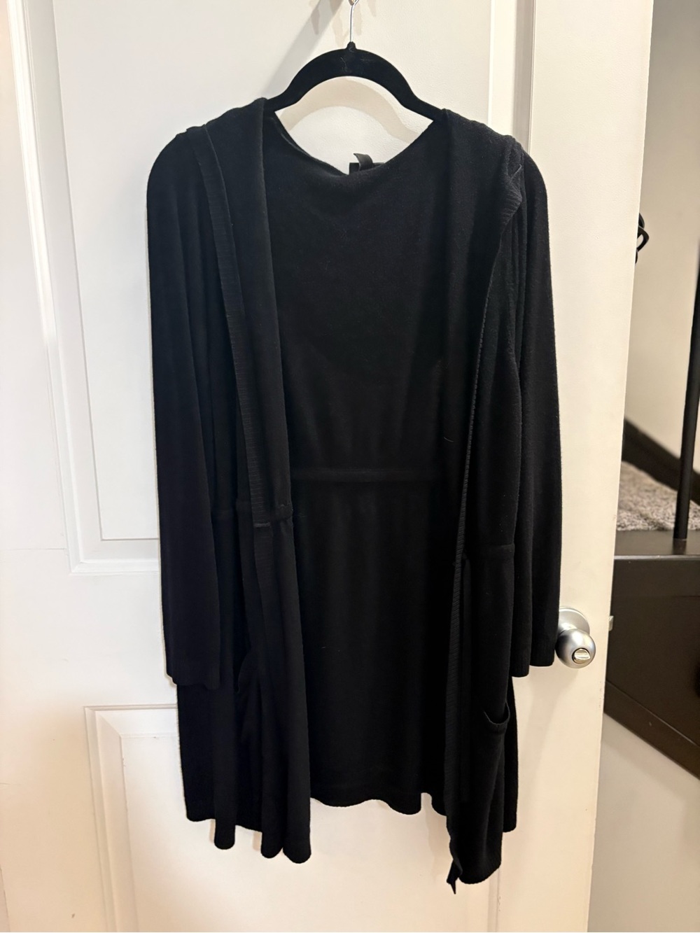 Torrid Black Hooded Open Front Cardigan Size 2X